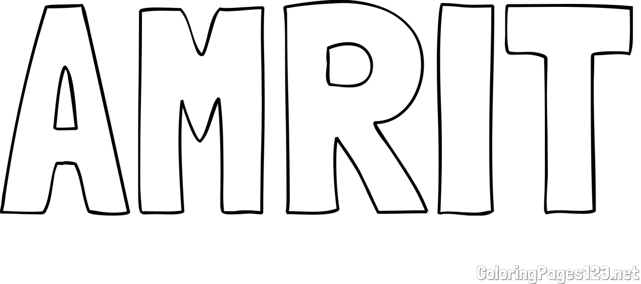 AMRIT Coloring Page