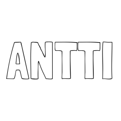 ANTTI Coloring Page