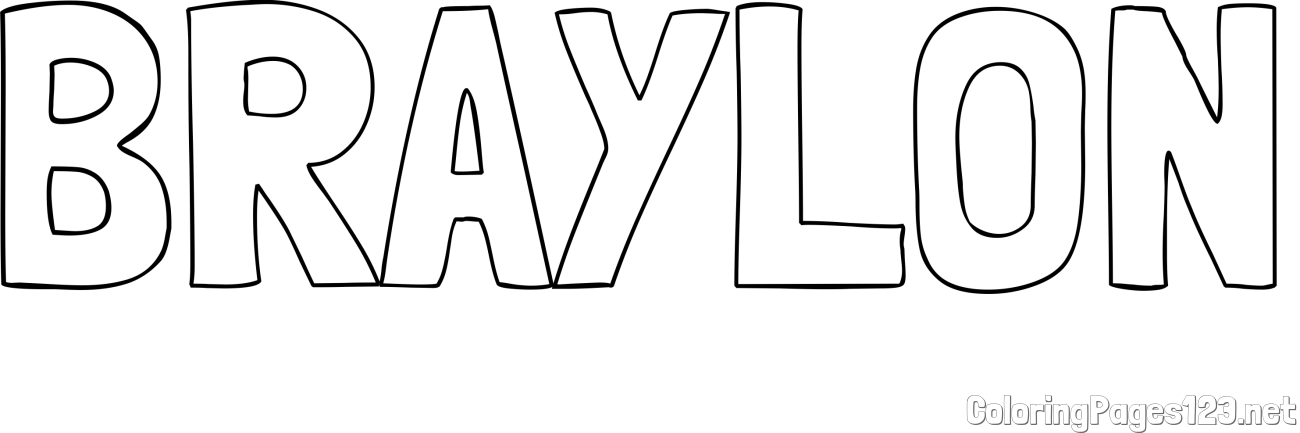 BRAYLON Coloring Page