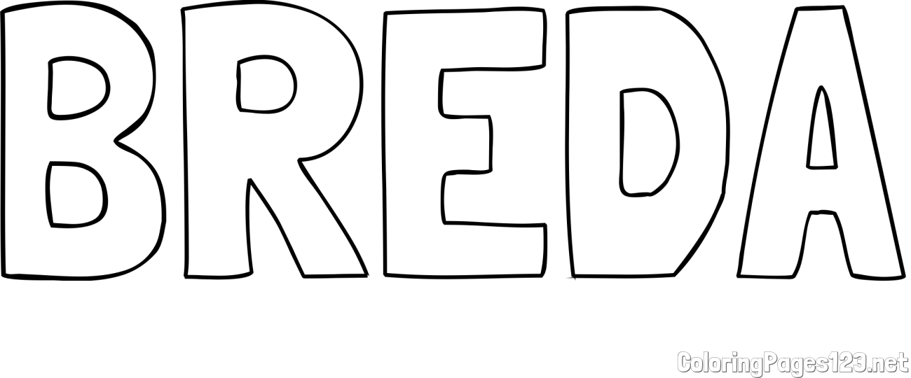 BREDA Coloring Page
