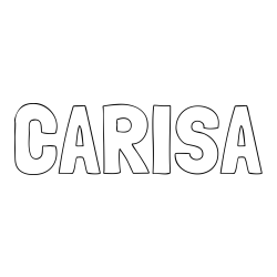 Online Created Coloring Page - CARISA Coloring Page