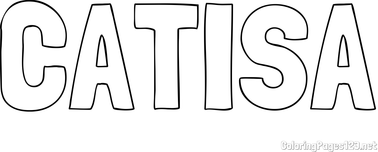 CATISA Coloring Page