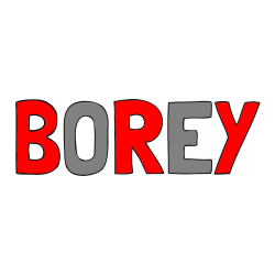 COLORED COLORING - BOREY Coloring Page