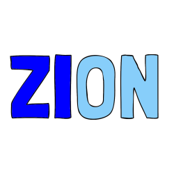 COLORED COLORING - ZION Coloring Page