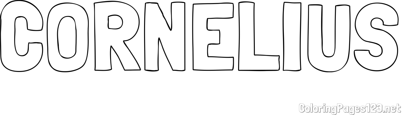 CORNELIUS Coloring Page