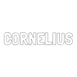 CORNELIUS Coloring Page
