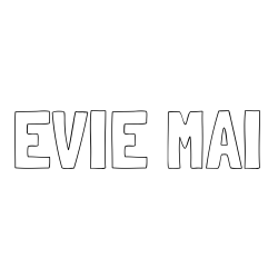 Online Created Coloring Page - EVIE MAI Coloring Page