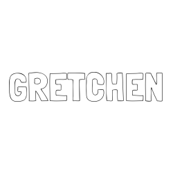 Online Created Coloring Page - GRETCHEN Coloring Page