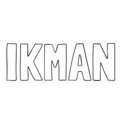IKMAN Coloring Page