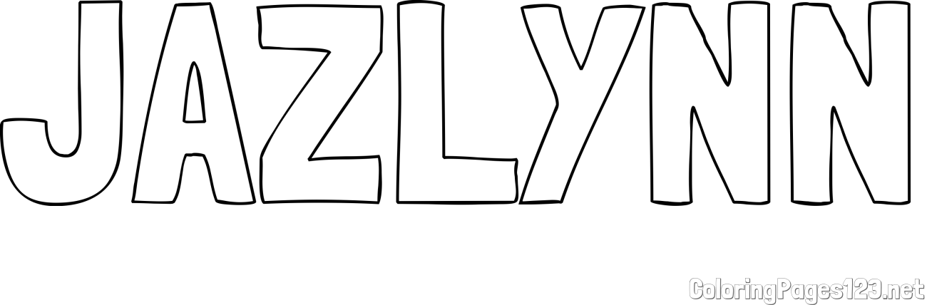 JAZLYNN Coloring Page