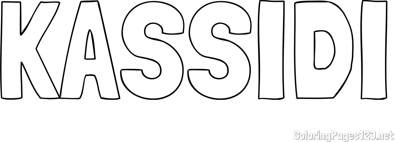 KASSIDI Coloring Page
