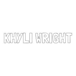 KHYLI WRIGHT Coloring Page