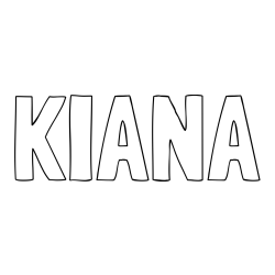 KIANA Coloring Page