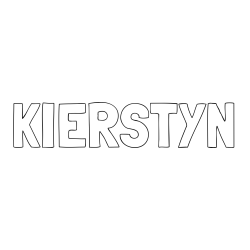 KIERSTYN Coloring Page
