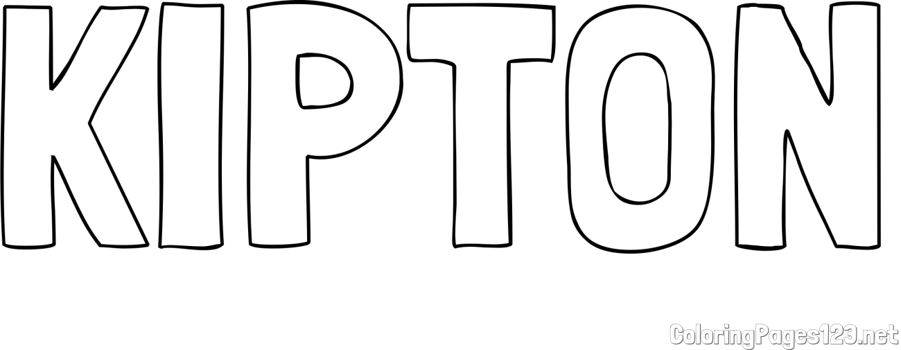 KIPTON Coloring Page