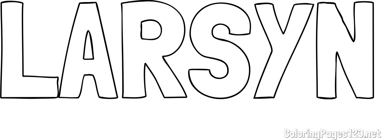 LARSYN Coloring Page