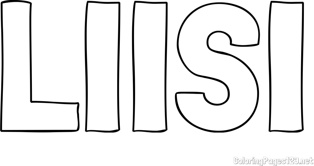 LIISI Coloring Page