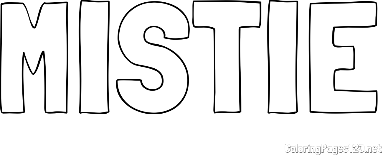 MISTIE Coloring Page