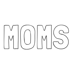 Online Created Coloring Page - MOMS Coloring Page