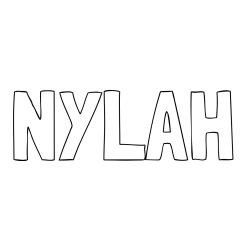 Online Created Coloring Page - NYLAH Coloring Page
