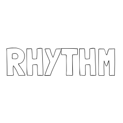 Online Created Coloring Page - RHYTHM Coloring Page