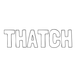 Online Created Coloring Page - THATCH Coloring Page