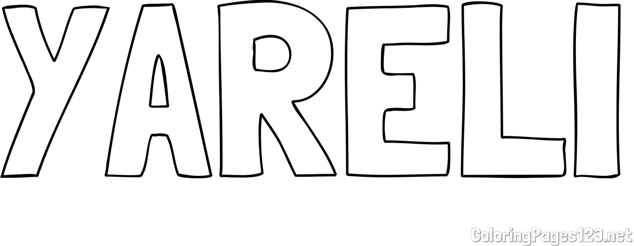 YARELI Coloring Page