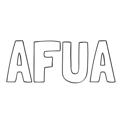 Online Created Coloring Page - AFUA Coloring Page