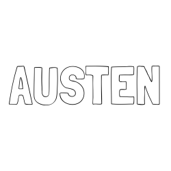 Online Created Coloring Page - AUSTEN Coloring Page