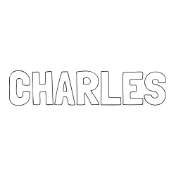 Online Created Coloring Page - CHARLES Coloring Page