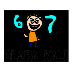Pobarvana pobarvanka - CLARA  KALI Coloring Page and 676767676767676767676767