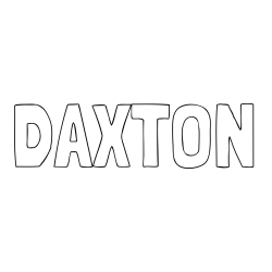 Online Created Coloring Page - DAXTON Coloring Page