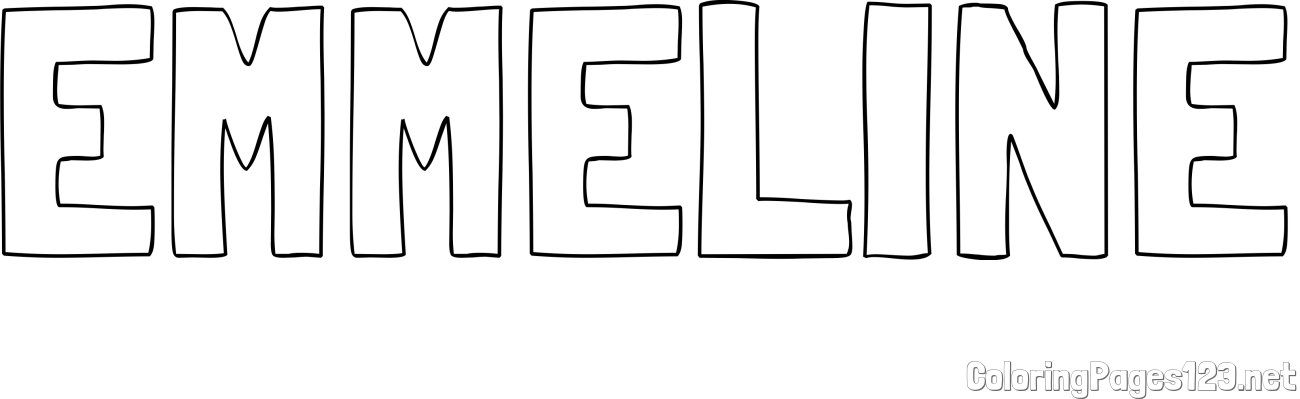 EMMELINE Coloring Page