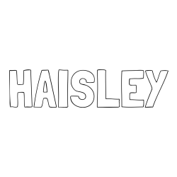 Online Created Coloring Page - HAISLEY Coloring Page