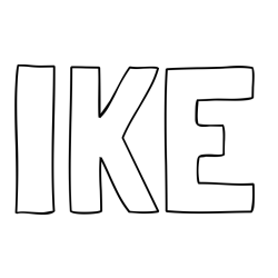 IKE Coloring Page