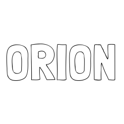 Online Created Coloring Page - ORION Coloring Page