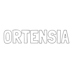 Online Created Coloring Page - ORTENSIA Coloring Page
