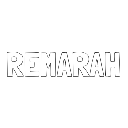 REMARAH Coloring Page