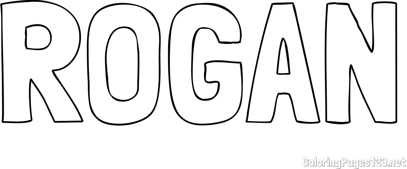ROGAN Coloring Page