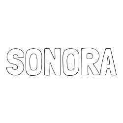 SONORA Coloring Page