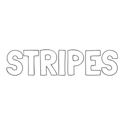 STRIPES Coloring Page