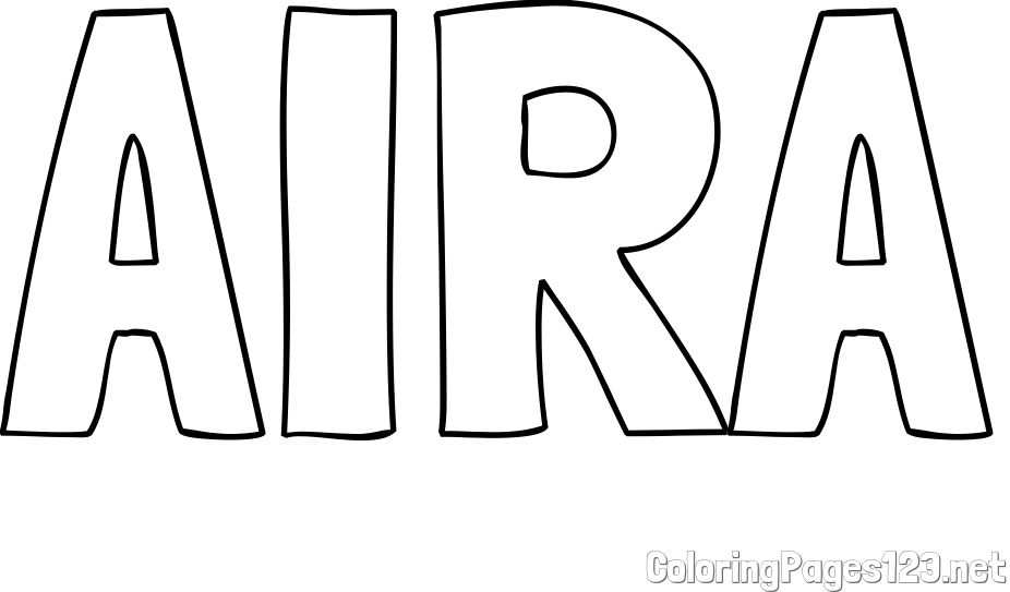 AIRA Coloring Page