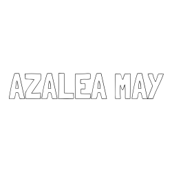Online Created Coloring Page - AZALEA MAY Coloring Page