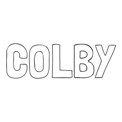 COLBY Coloring Page
