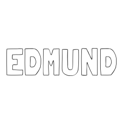 Online Created Coloring Page - EDMUND Coloring Page