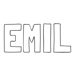 Online Created Coloring Page - EMIL Coloring Page