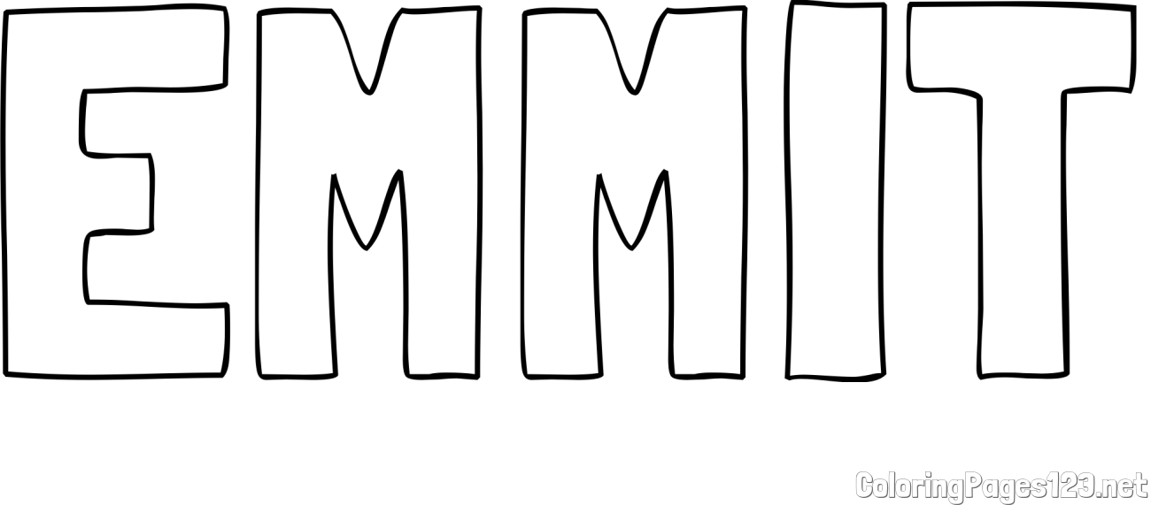 EMMIT Coloring Page