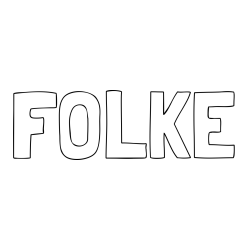 Online Created Coloring Page - FOLKE Coloring Page