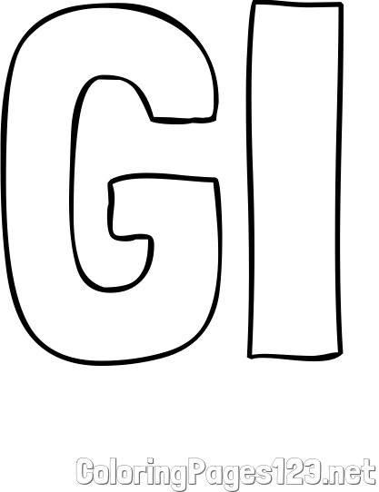 GI Coloring Page