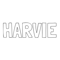 Online Created Coloring Page - HARVIE Coloring Page